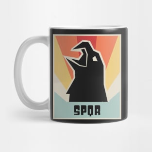 SPQR - Vintage Roman Empire Eagle Design Mug